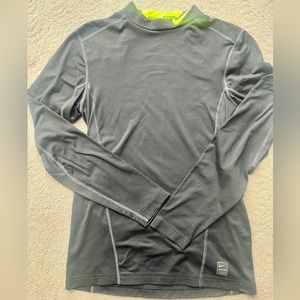 Nike Pro Mockneck long sleeve athletic top.
